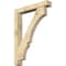 Ekena Millwork Balboa Block Rough Sawn Bracket w/ Offset Brace, Douglas Fir, 6"W x 36"D x 48"H BKT0604X36X48BOA05RDF - alternate 1